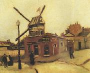 Vincent Van Gogh Le Moulin de la Galette (nn04) USA oil painting reproduction